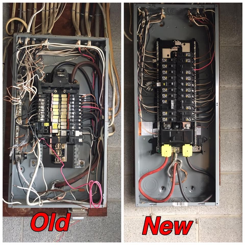 Old Federal Pacific Panel to Square D breaker pane