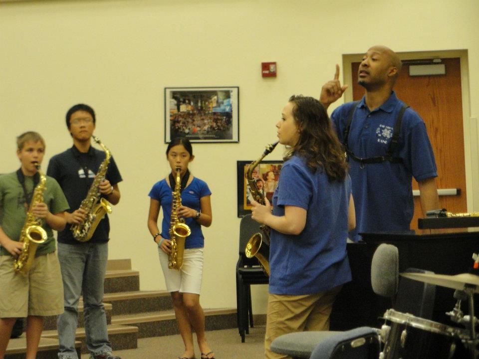 Teaching alongside iconic NY saxophonist Ron Blake