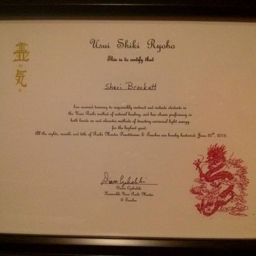 Level 4 Reiki Master Certification