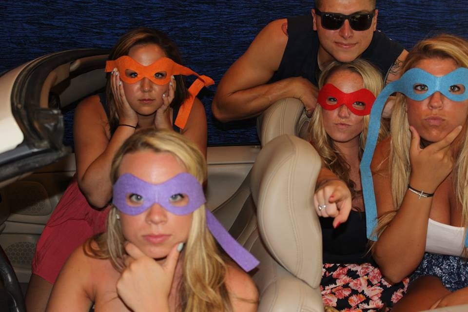 Yes that is a car in our booth..