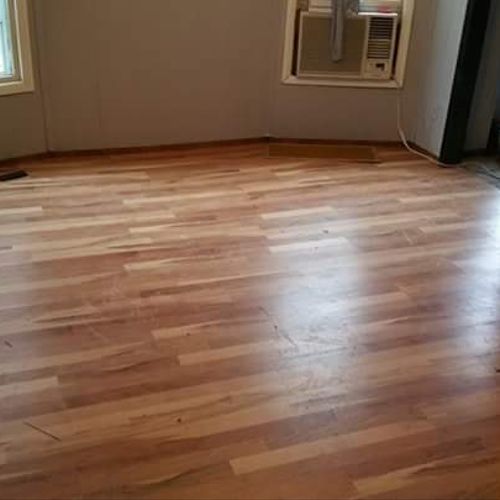 wood flooring installed