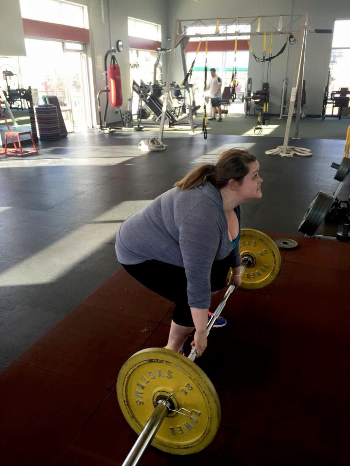 One of my all stars working on her deadlifts! Don'
