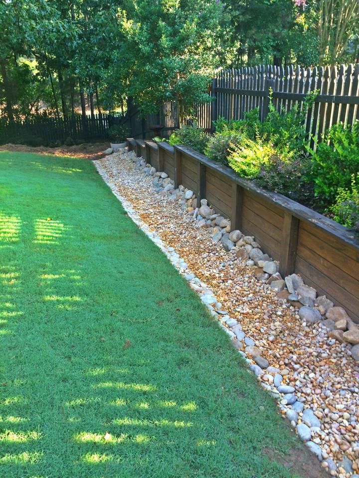 Wood Retaining Wall