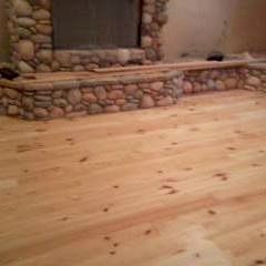 soild southern yellow wide plank pine,with a oil b