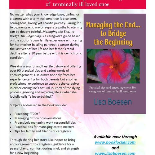 Book - Managing the End to Bridge the Beginning
