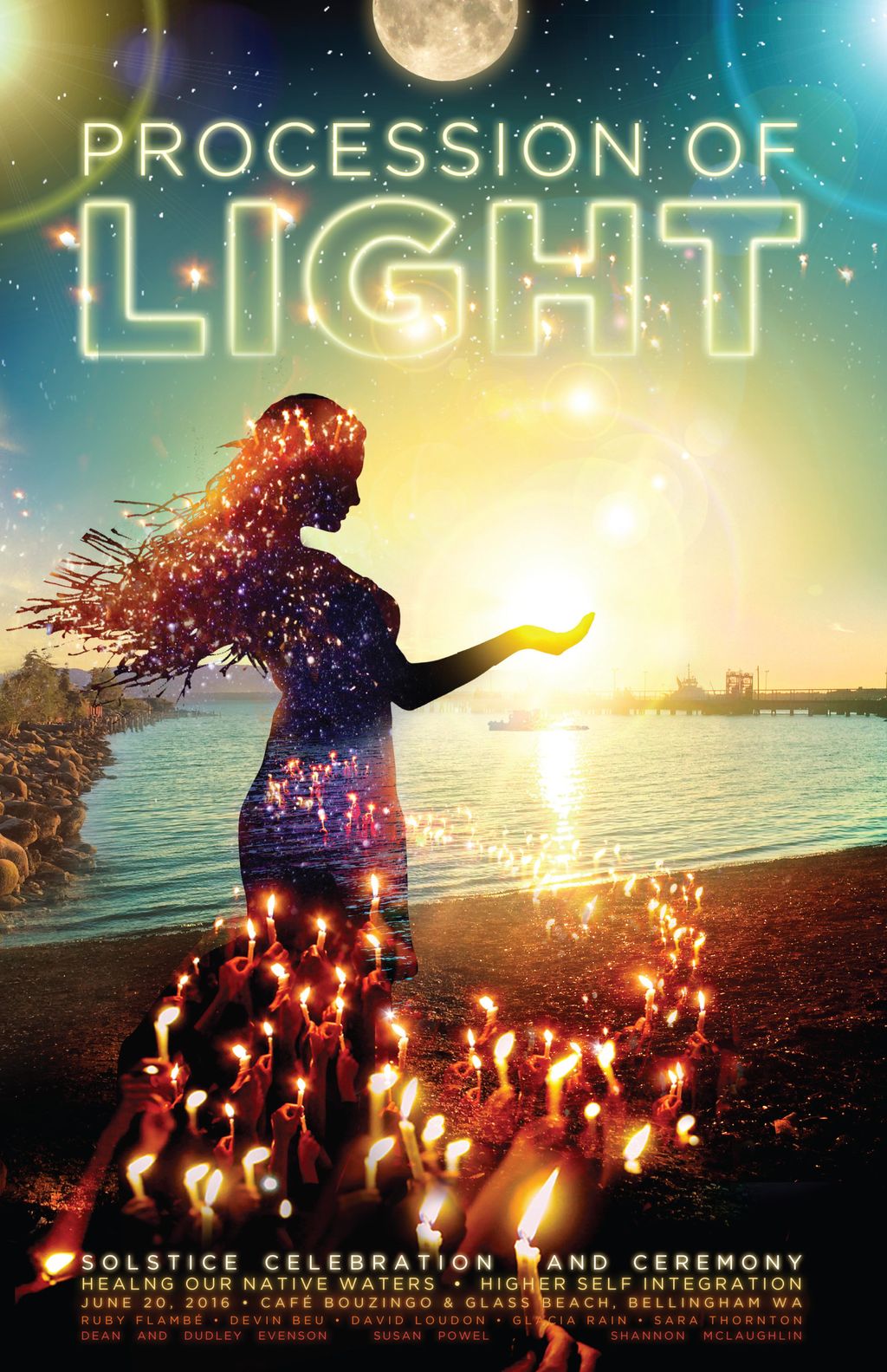 Poster Illustration/Design for "Carry The Light" S