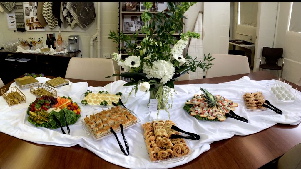 Small catered spread