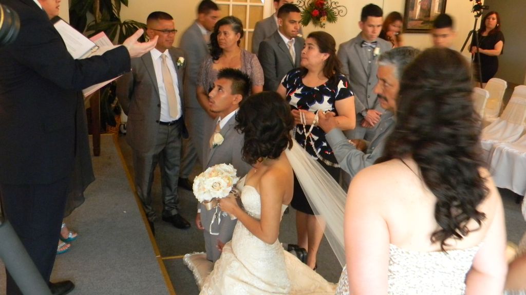 This is part of a traditional Hispanic wedding!