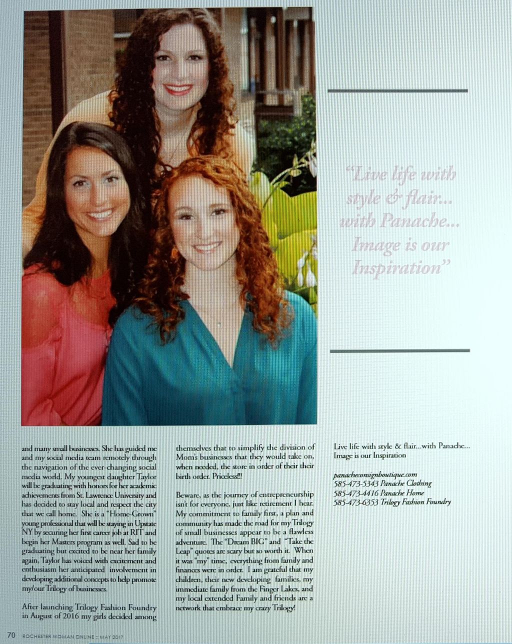 Published In Rochester Woman Online Magazine