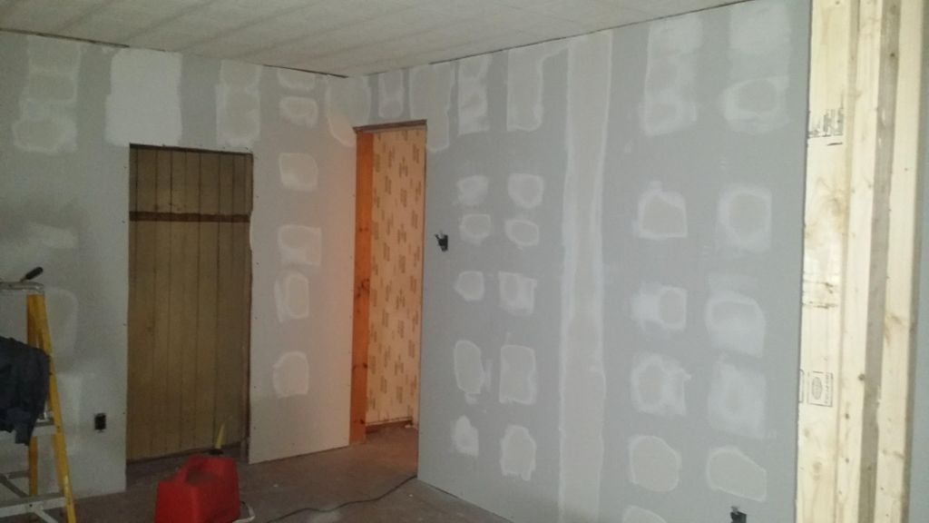 drywall and spackling work