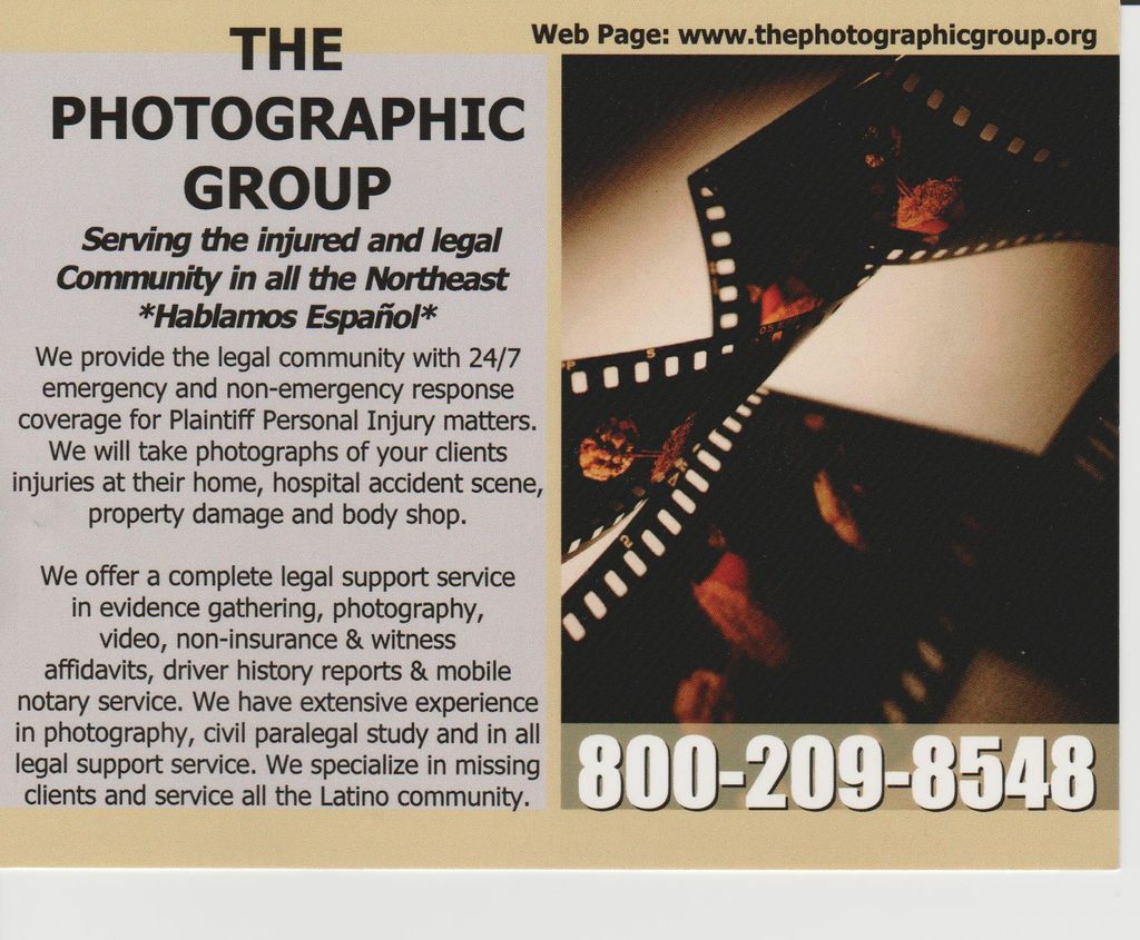 The Photographic Group Company in Connecticut