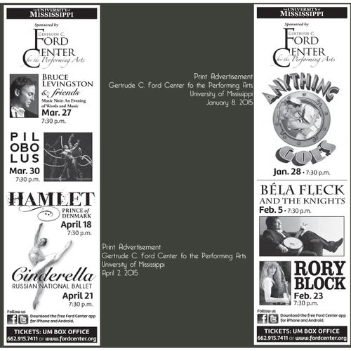 These are print advertisements for the Gertrude C.