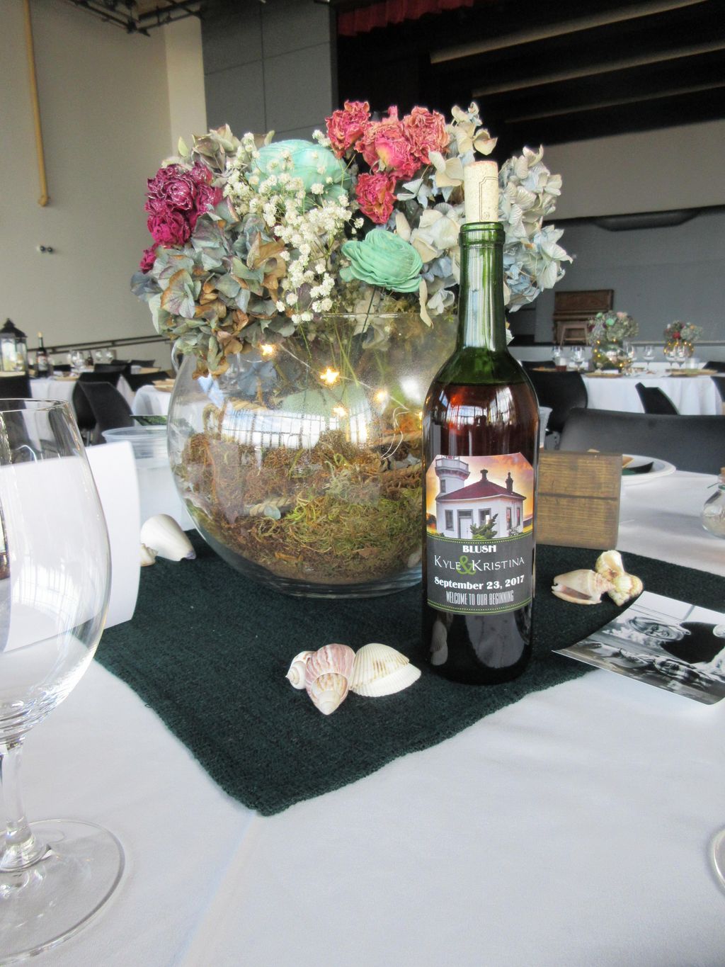 Mukilteo, Rosehill Community Center - Ceremony Set