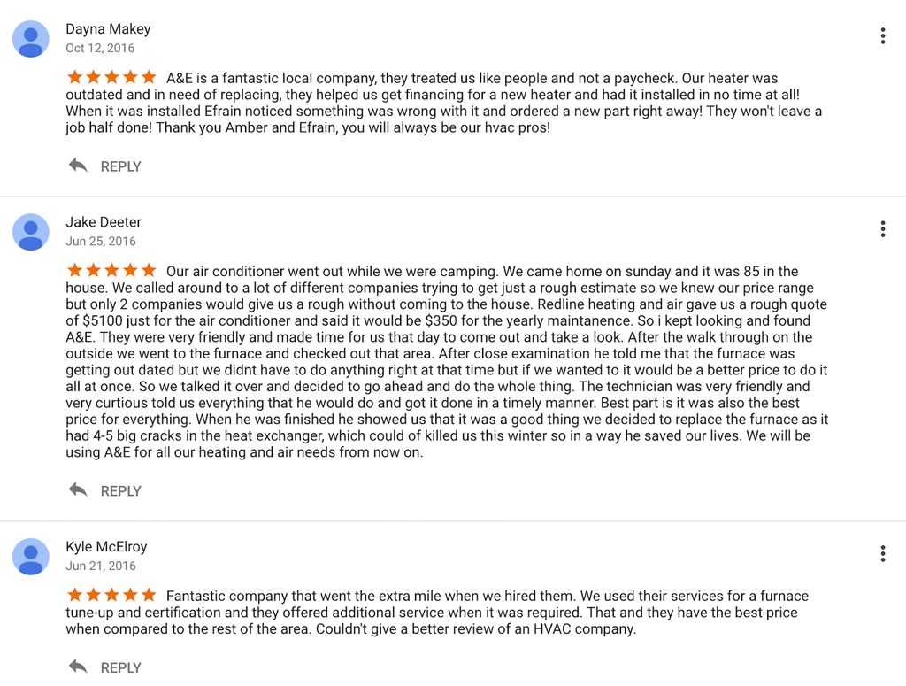 Our Google Reviews. We are a 5 Star Company!