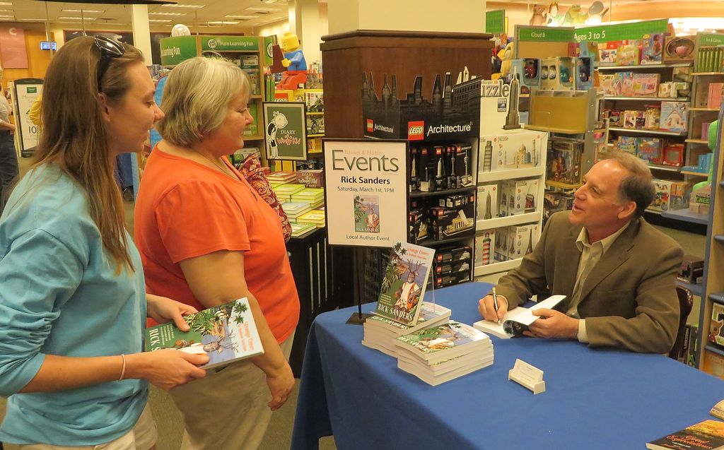 Book signing at Barnes and Noble Booksellers