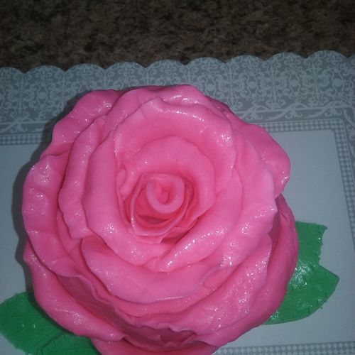 Rose Petal Strawberry Short Cake