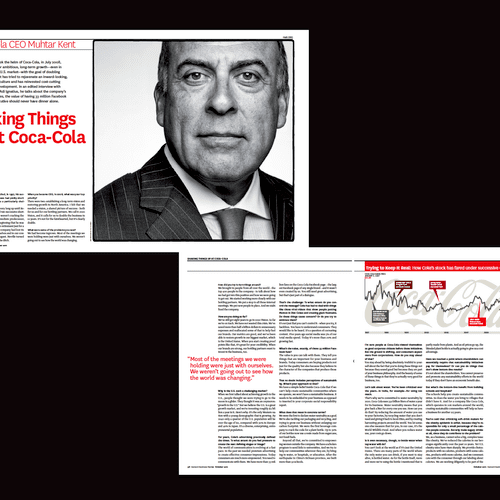 Coca-cola feature article for HBR, hired and art d