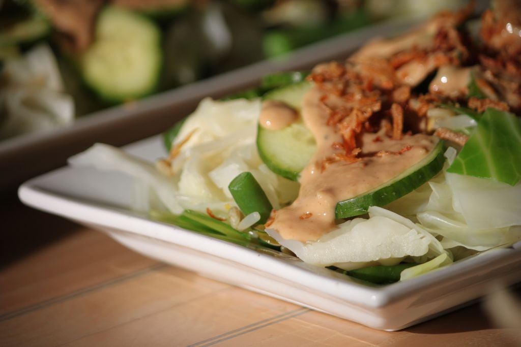 Gado Gado - Cabbage salad with green beans, cucumb