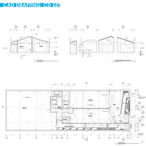 Plan and Interior elevations