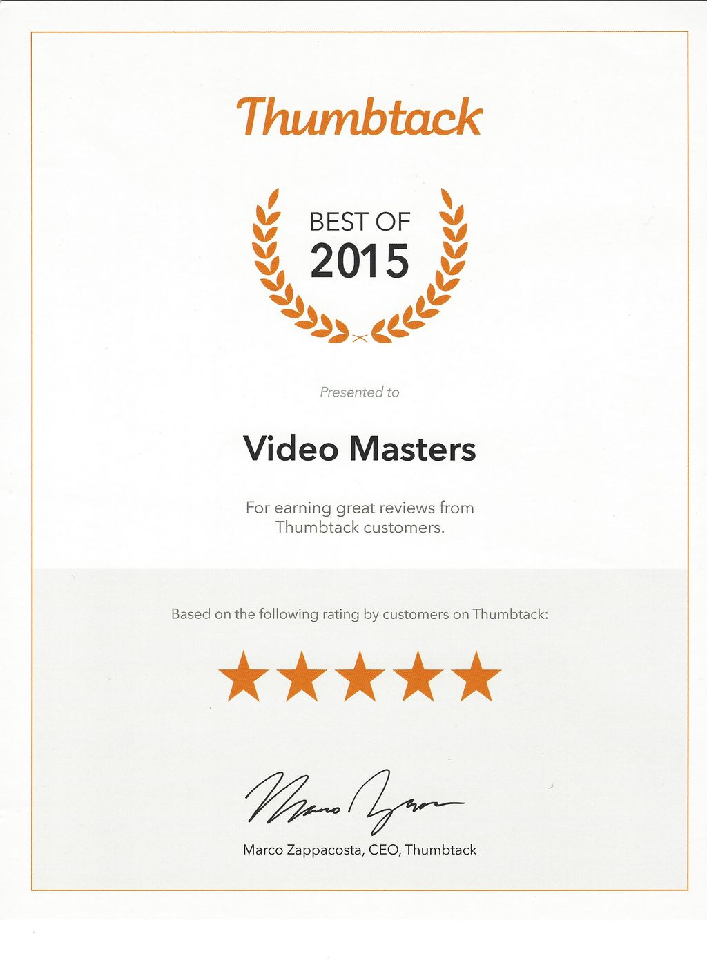WE'RE HONORED !!!