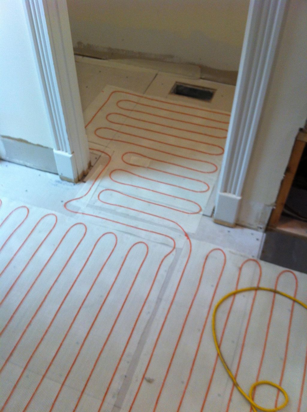 Heated Floor under Tile