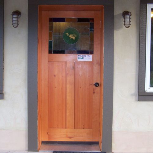 Custom entry door