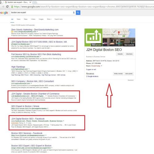 1st Page Domination- Boston SEO Expert