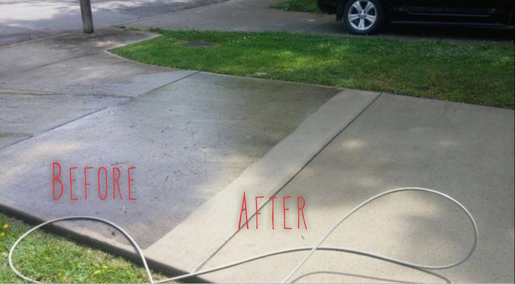 Pressure wash - routine cleaning
