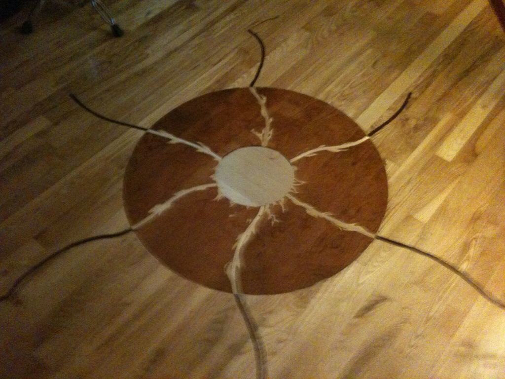 Custom handmade medallions and borders