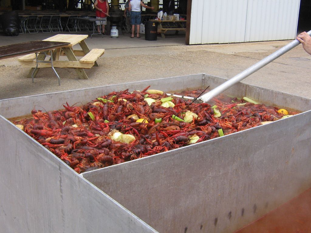 Boiling Crawfish with all of the trimmings. 3000 p