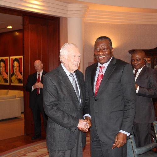 President's Jimmy Carter & Goodluck Jonathan