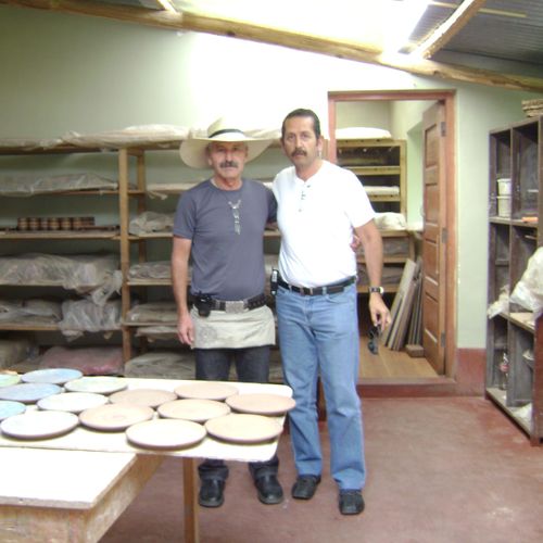 In Cusco with Pablo Seminario, best ceramist in Pe