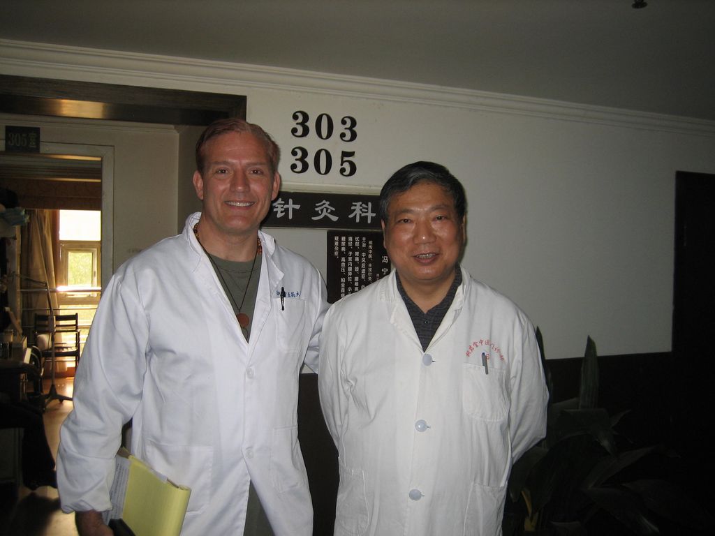 Working in one of the hospitals in Hangzhou, China