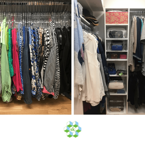 Closet organizing & styling