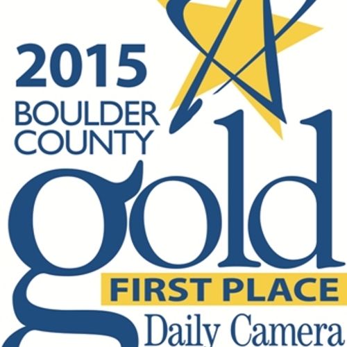 2015 Winner of the Boulder County Gold - Best Pet 