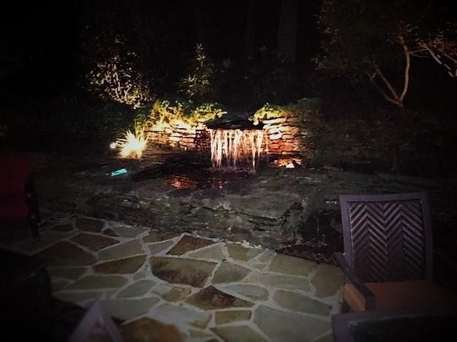 New waterfall landscape lighting!!!!