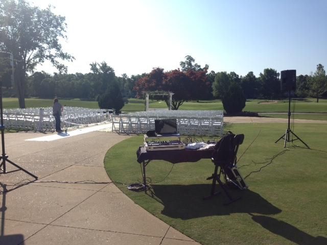 Outdoor Country Club Wedding (music and microphone