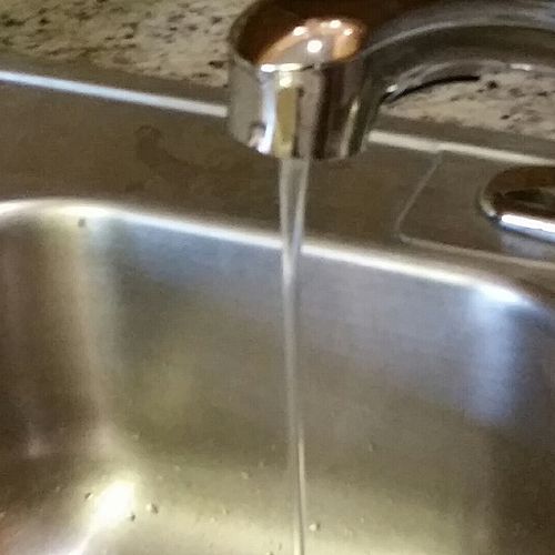 Marginal kitchen sink water pressure