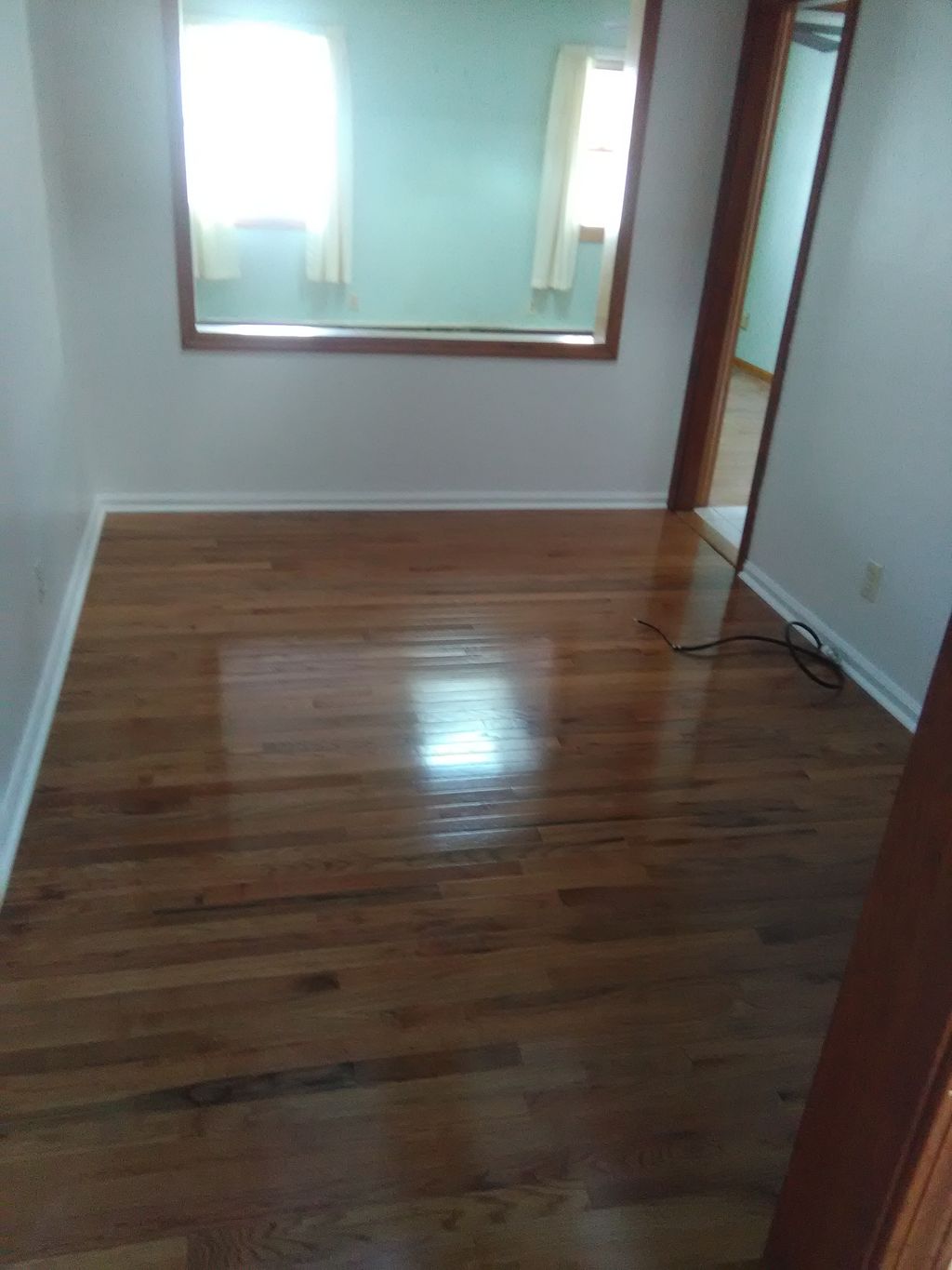 Hardwood floor installed in West Haven.