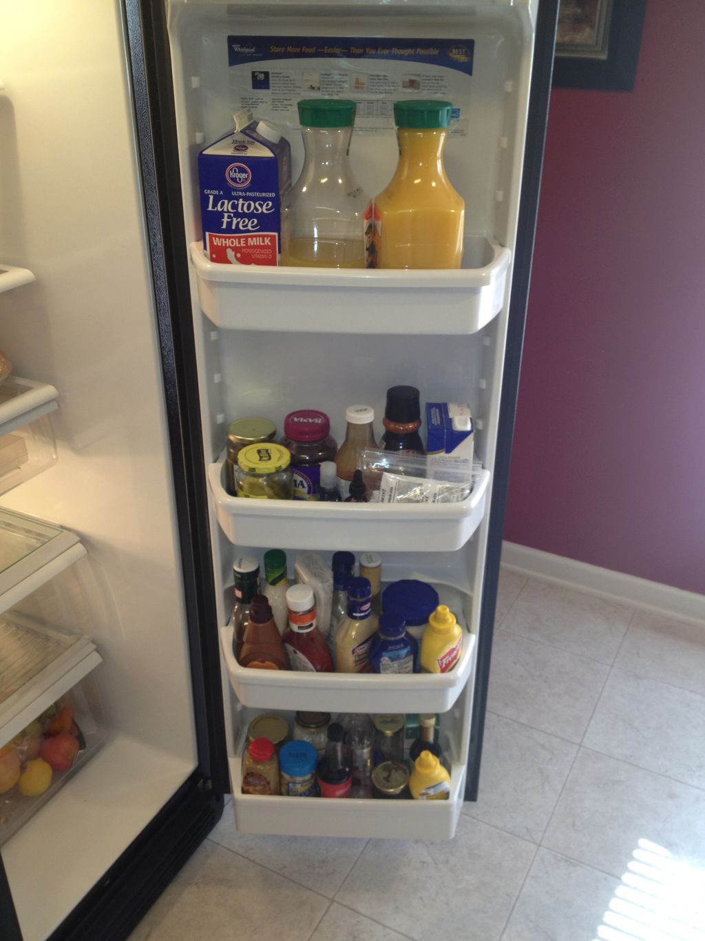 Cleaning and organizing a refrigerator can be very