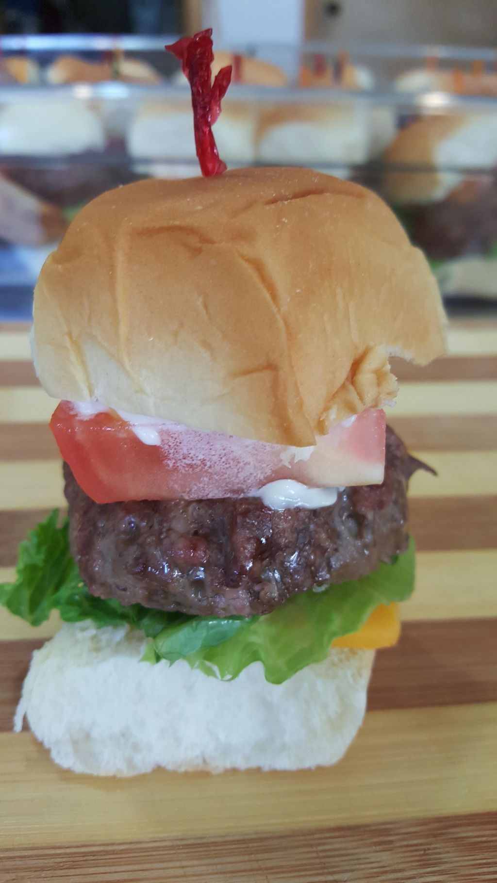 Water melon burger