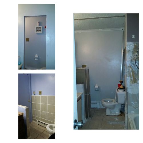 before and after Bathroom