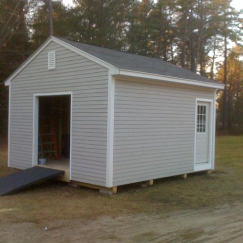 storage shed custom built