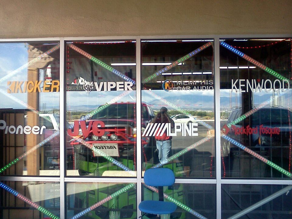 Store front clean and Graphics.