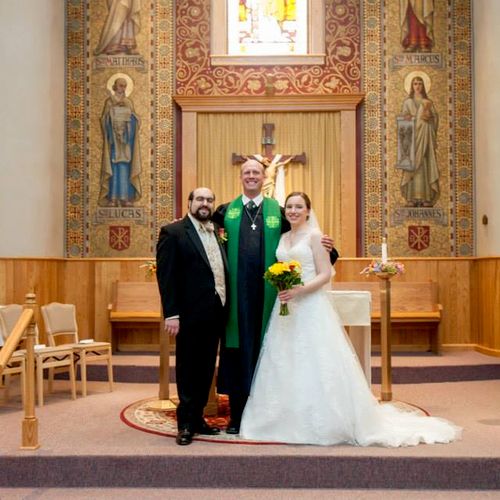 As liturgist for a Catholic wedding, in my full ro