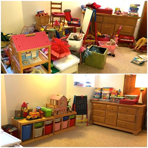 Before/After: Play room
More photos at yellowdooro