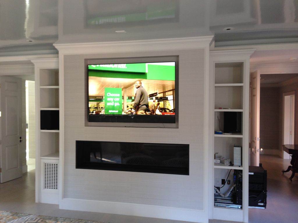 65' Samsung flush mount