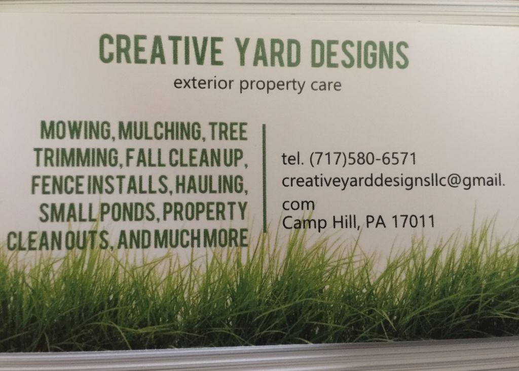 Creative yard designs