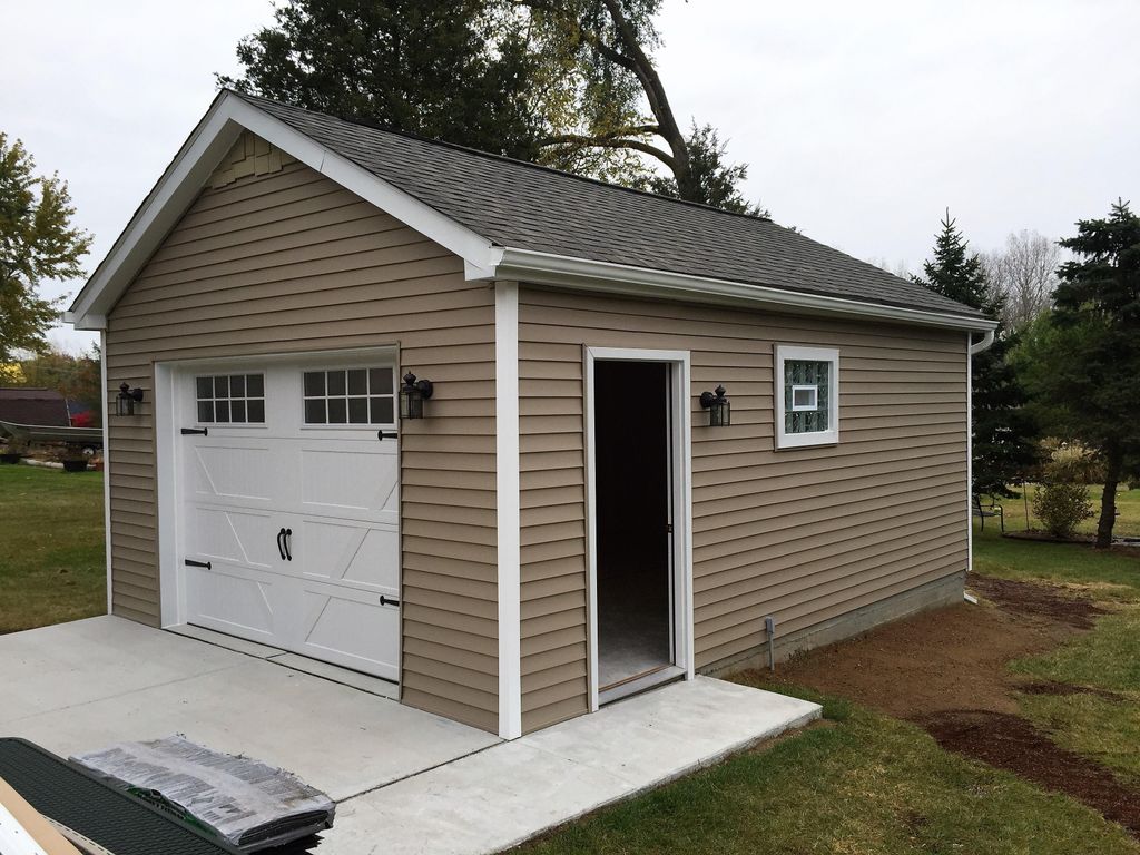 1.5 car Cont. Gable Garage