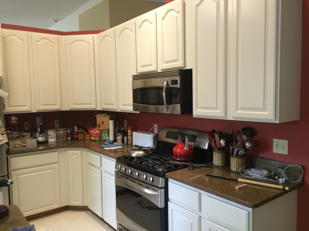 Oak Cabinet Refinishing